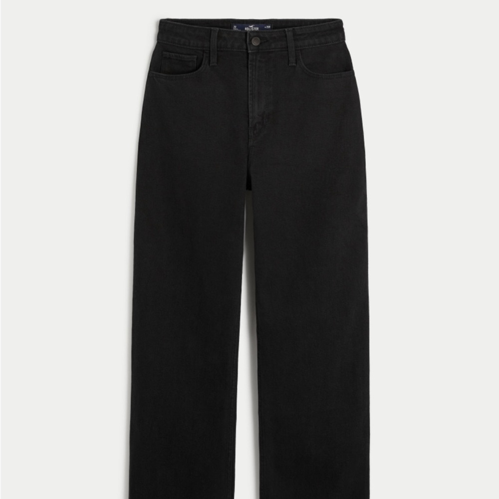Hollister Ultra High-Rise Black Dad Jeans